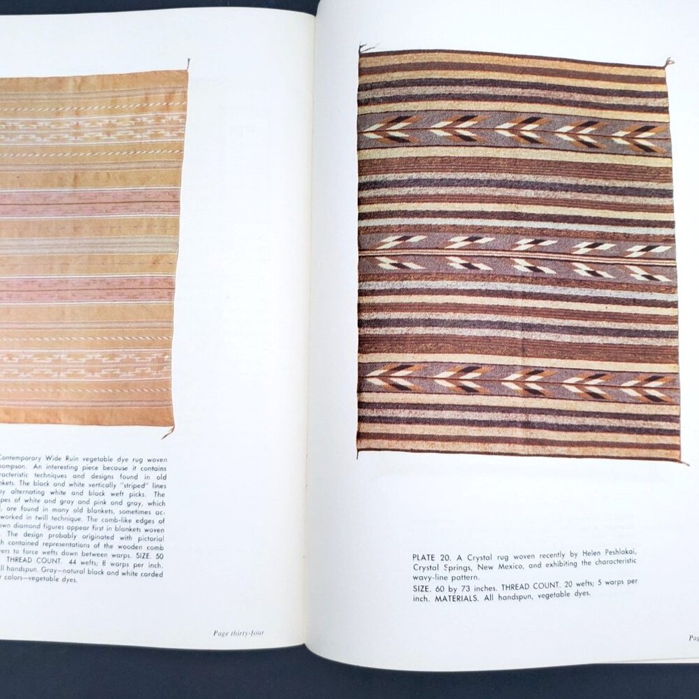 Book The Story of Navajo Weaving By Kate Peck Kent 1961 Heard Museum 61-17172 - Picture 14 of 16